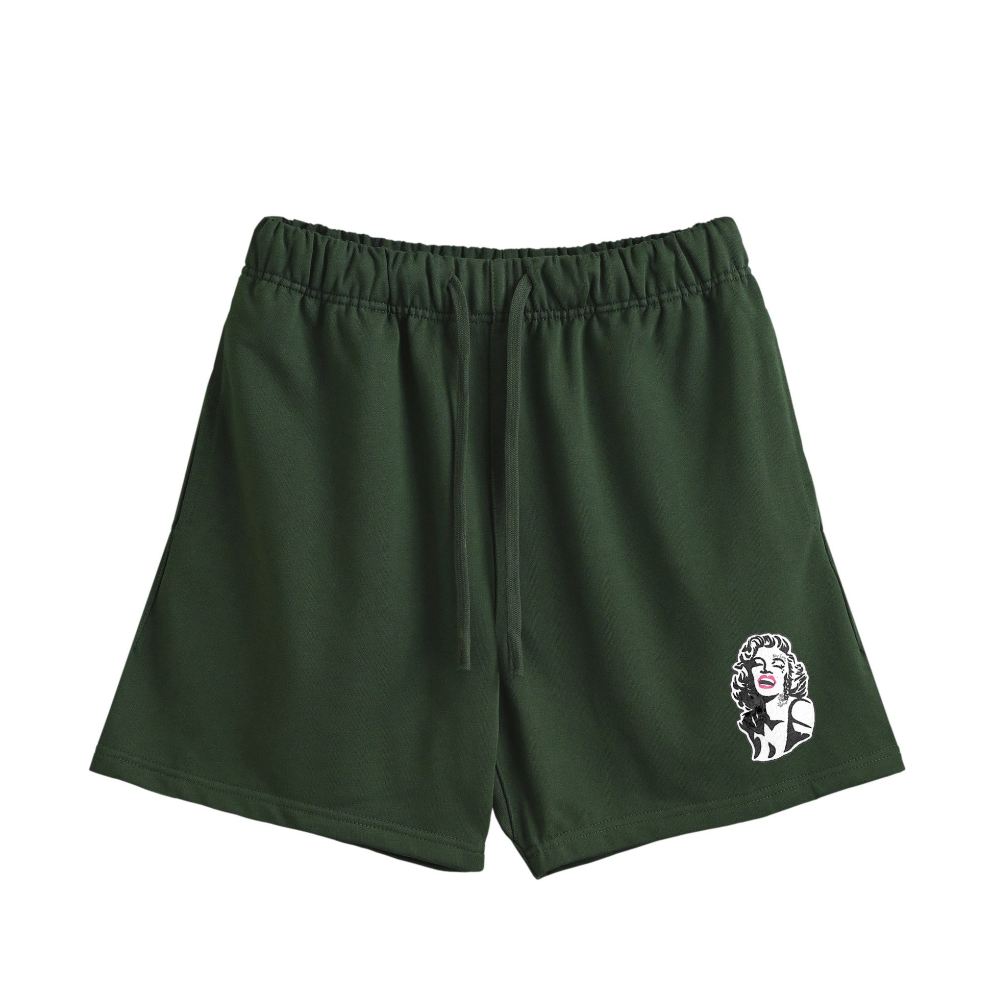 モンロー　コットンハーフパンツ green image