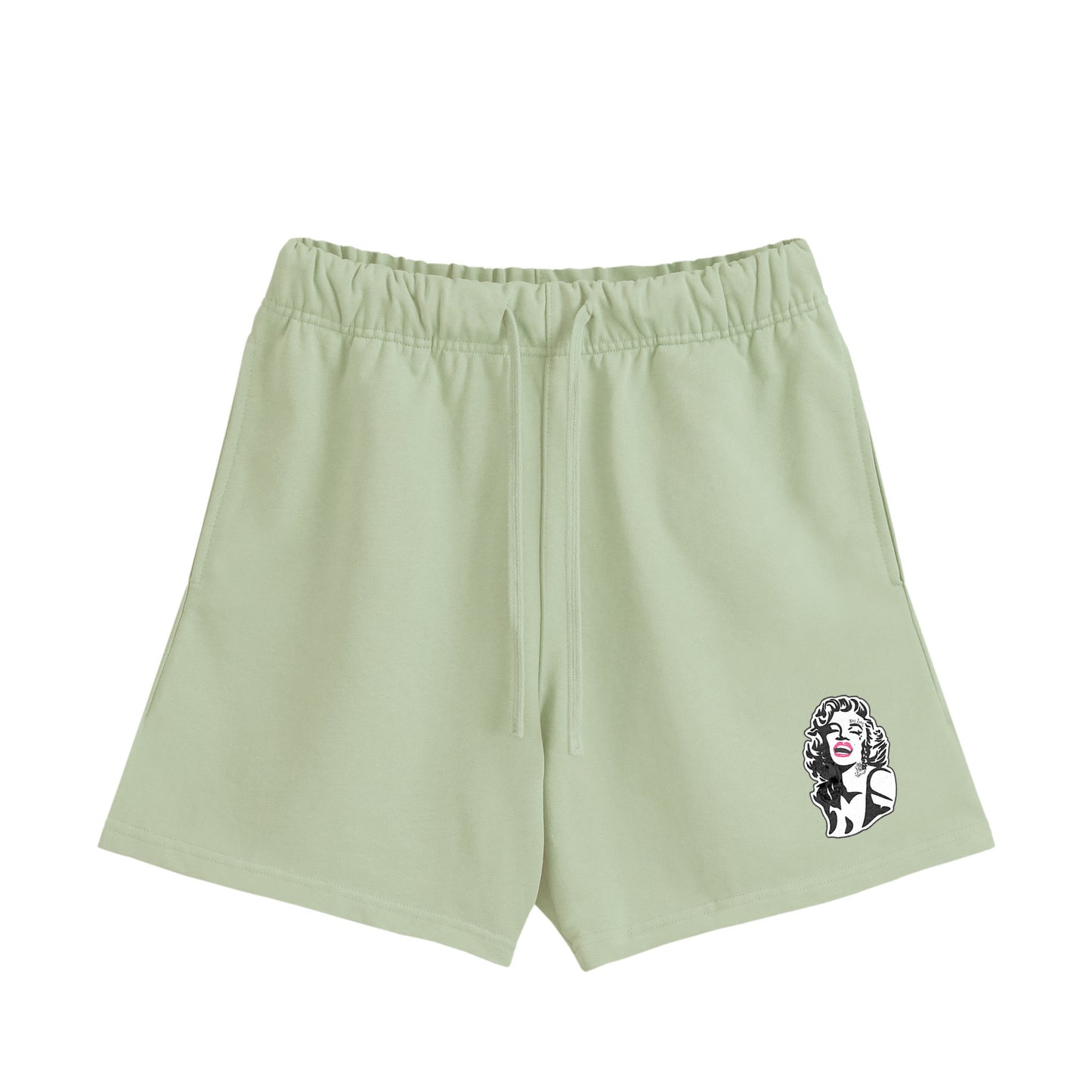 モンロー　コットンハーフパンツ light-green image