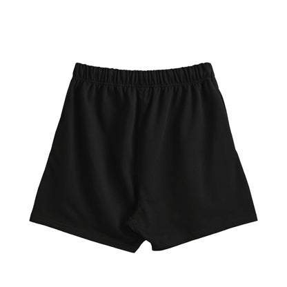 シンプルクロス　ハーフパンツ black image