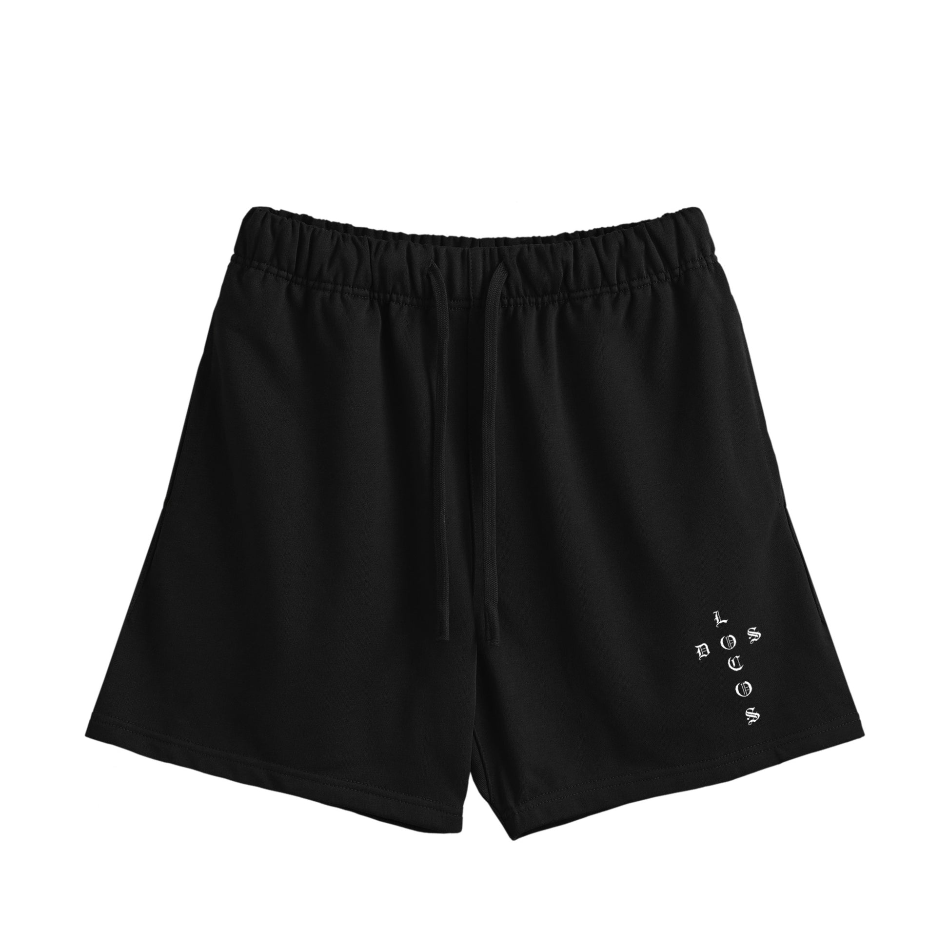 シンプルクロス　ハーフパンツ black image