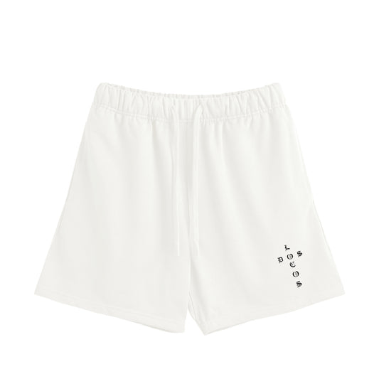 シンプルクロス　ハーフパンツ white image