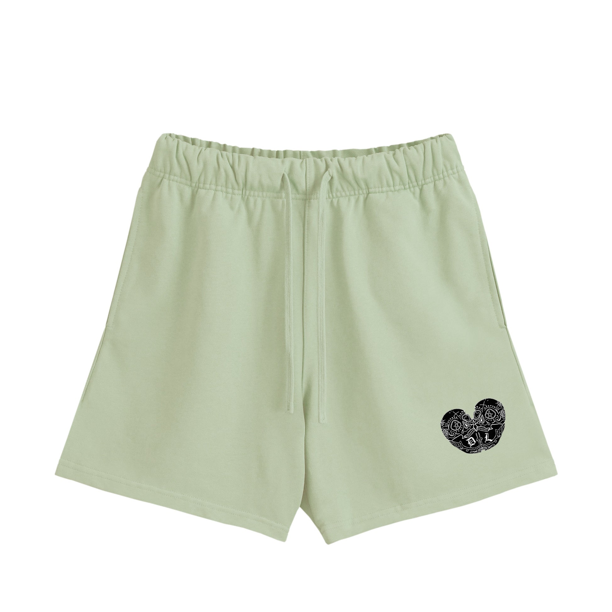 ダブルスカル　ショートパンツ light-green image