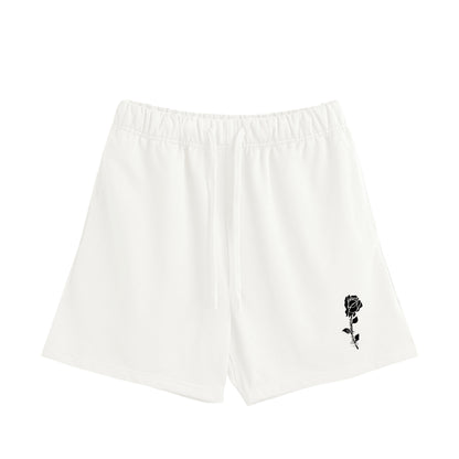 ローズ　ショートパンツ white image