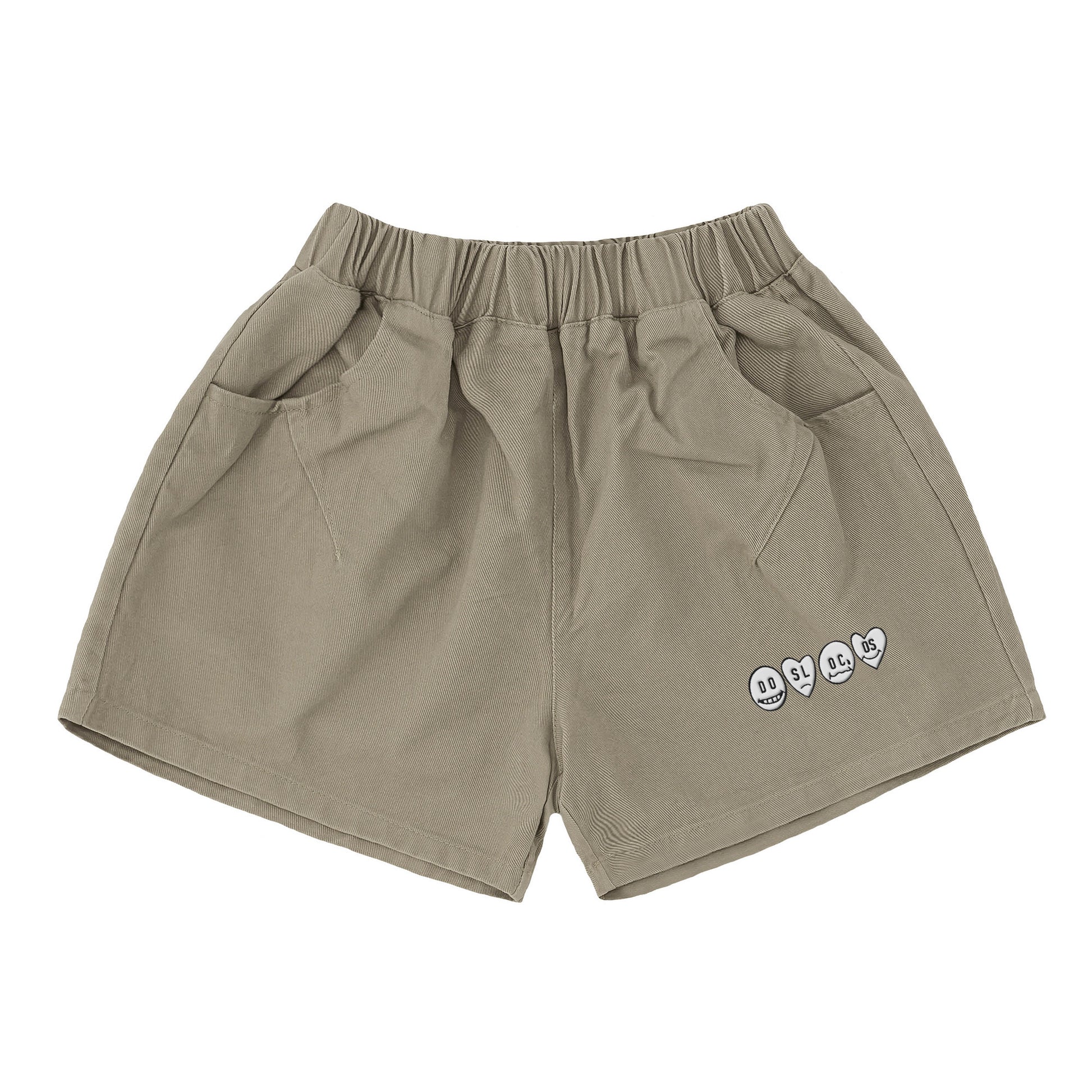 kids　チノショート gray image