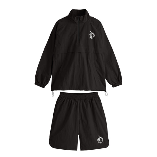 スカルローズ　ナイロンセットアップ black image