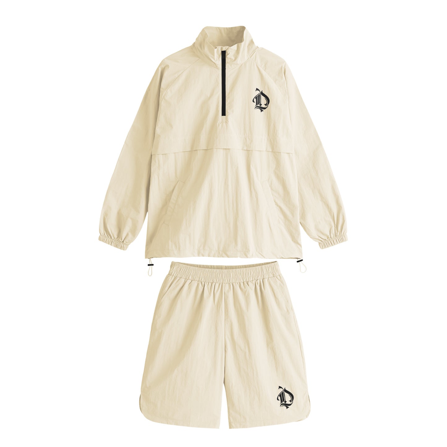 スカルローズ　ナイロンセットアップ off-white image