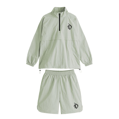 ロゴ　ナイロンセットアップ light-moss-green image