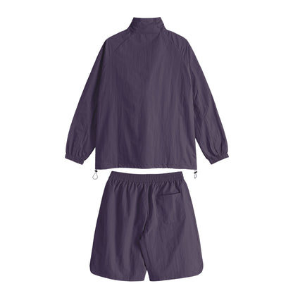 ロゴ　ナイロンセットアップ purple image