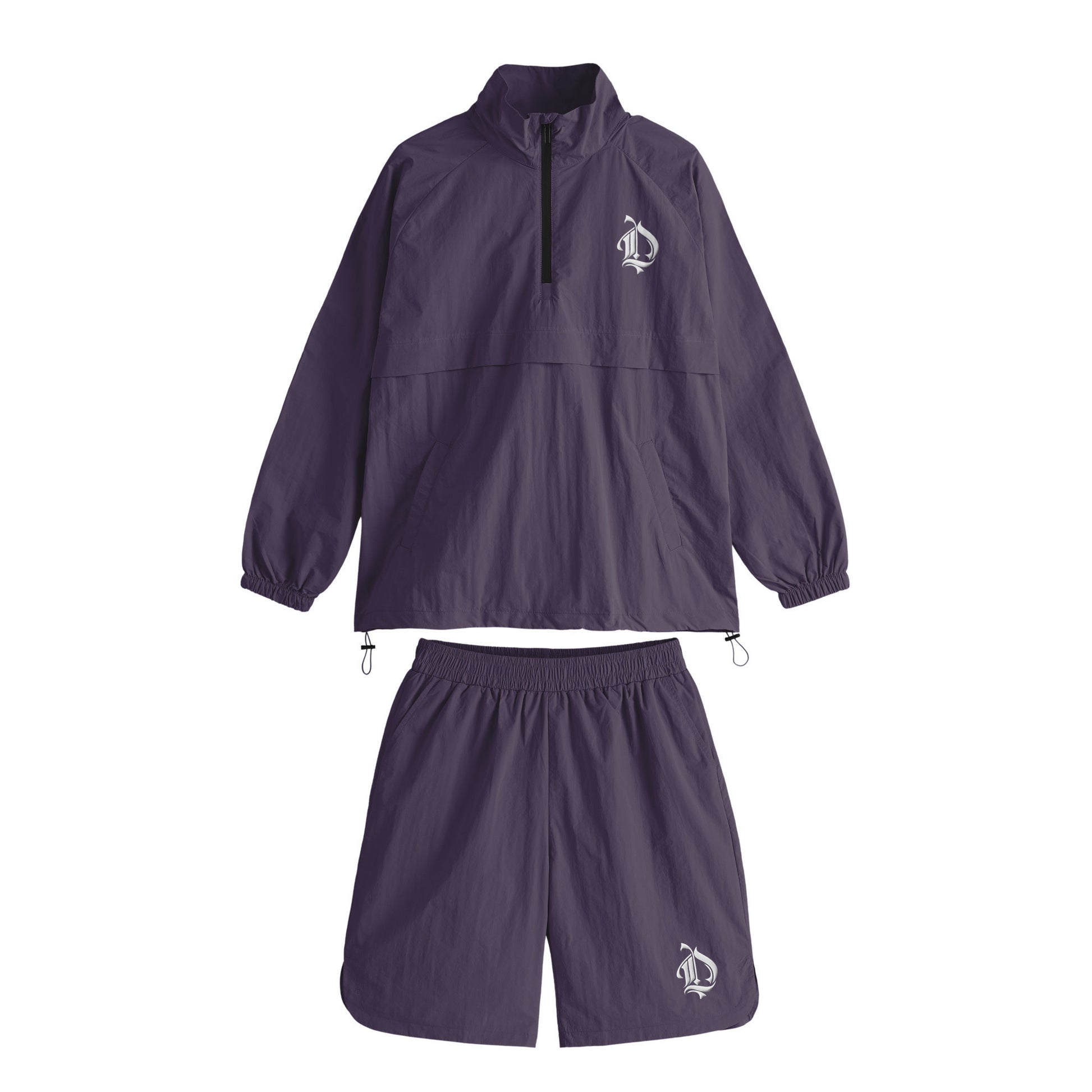 ロゴ　ナイロンセットアップ purple image
