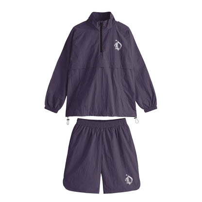 ロゴ　ナイロンセットアップ purple image
