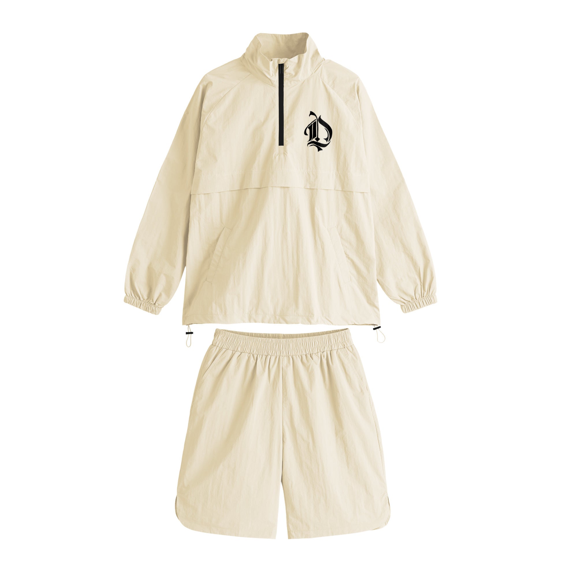 マリア　ハーフジップナイロン off-white image