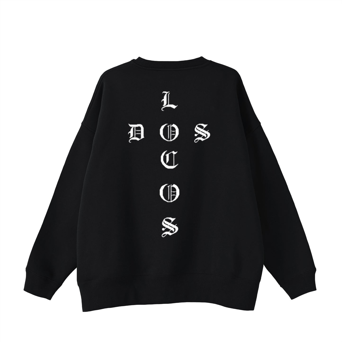 ビックシルエットスウェット　バックロゴ black image