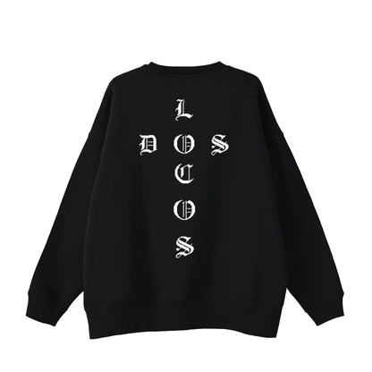 ビックシルエットスウェット　バックロゴ black image