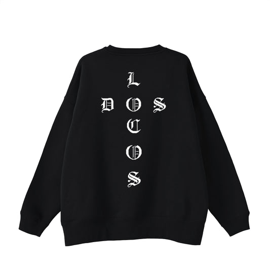 ビックシルエットスウェット　バックロゴ black image