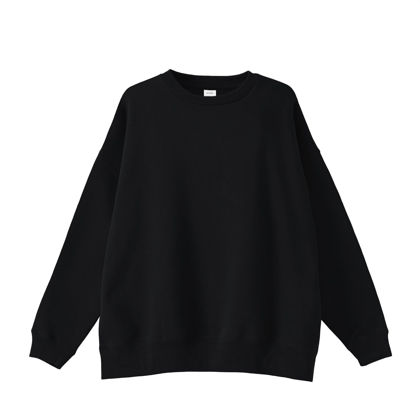 ビックシルエットスウェット　バックロゴ black image