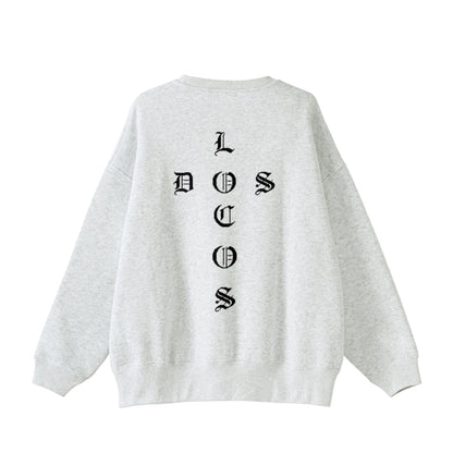 ビックシルエットスウェット　バックロゴ gray image