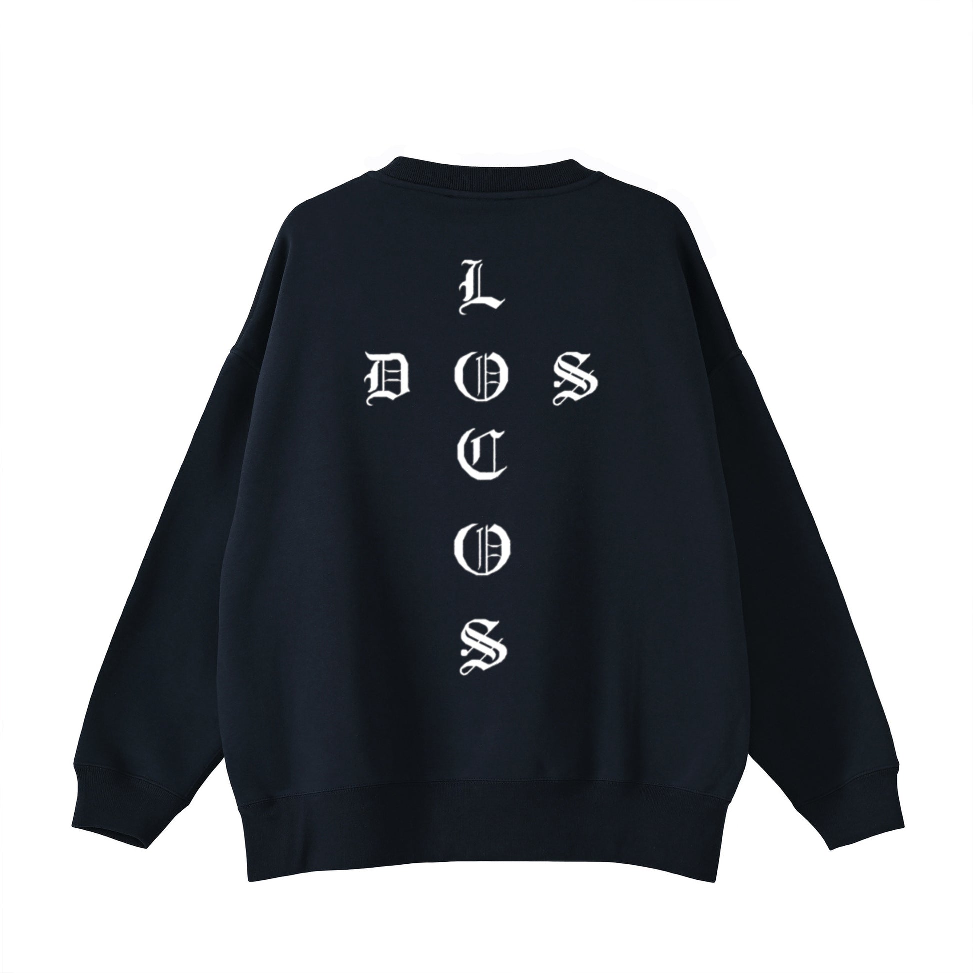 ビックシルエットスウェット　バックロゴ navy image
