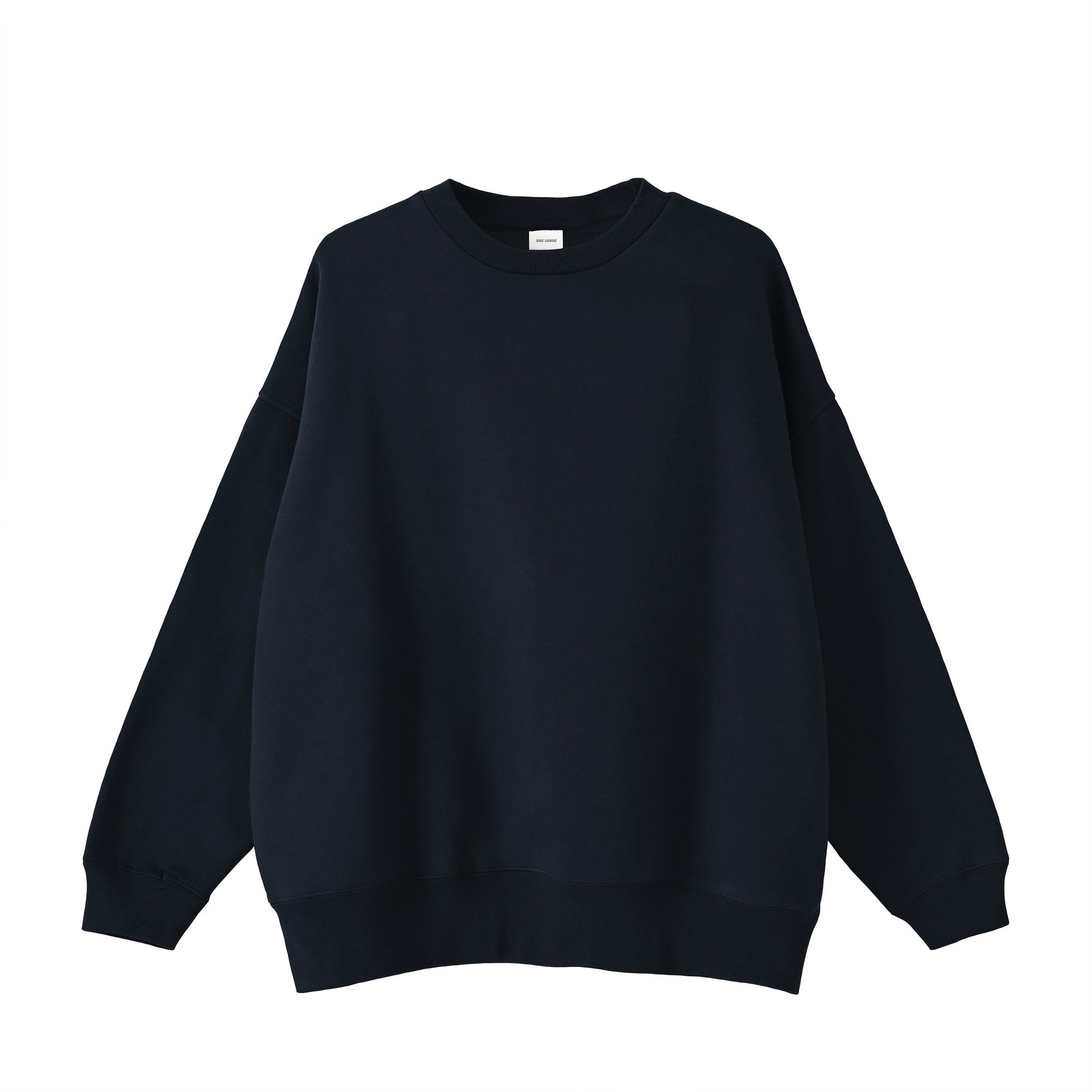 ビックシルエットスウェット　バックロゴ navy image