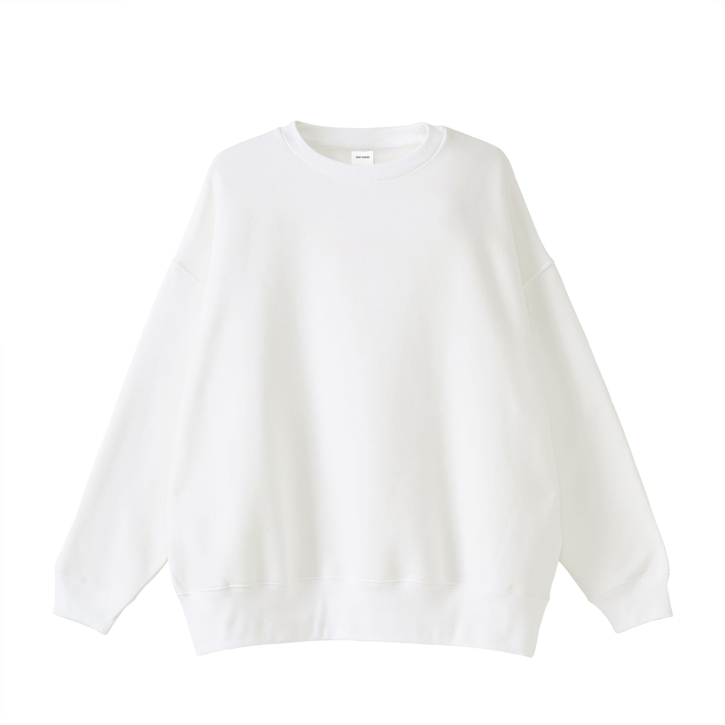 ビックシルエットスウェット　バックロゴ white image