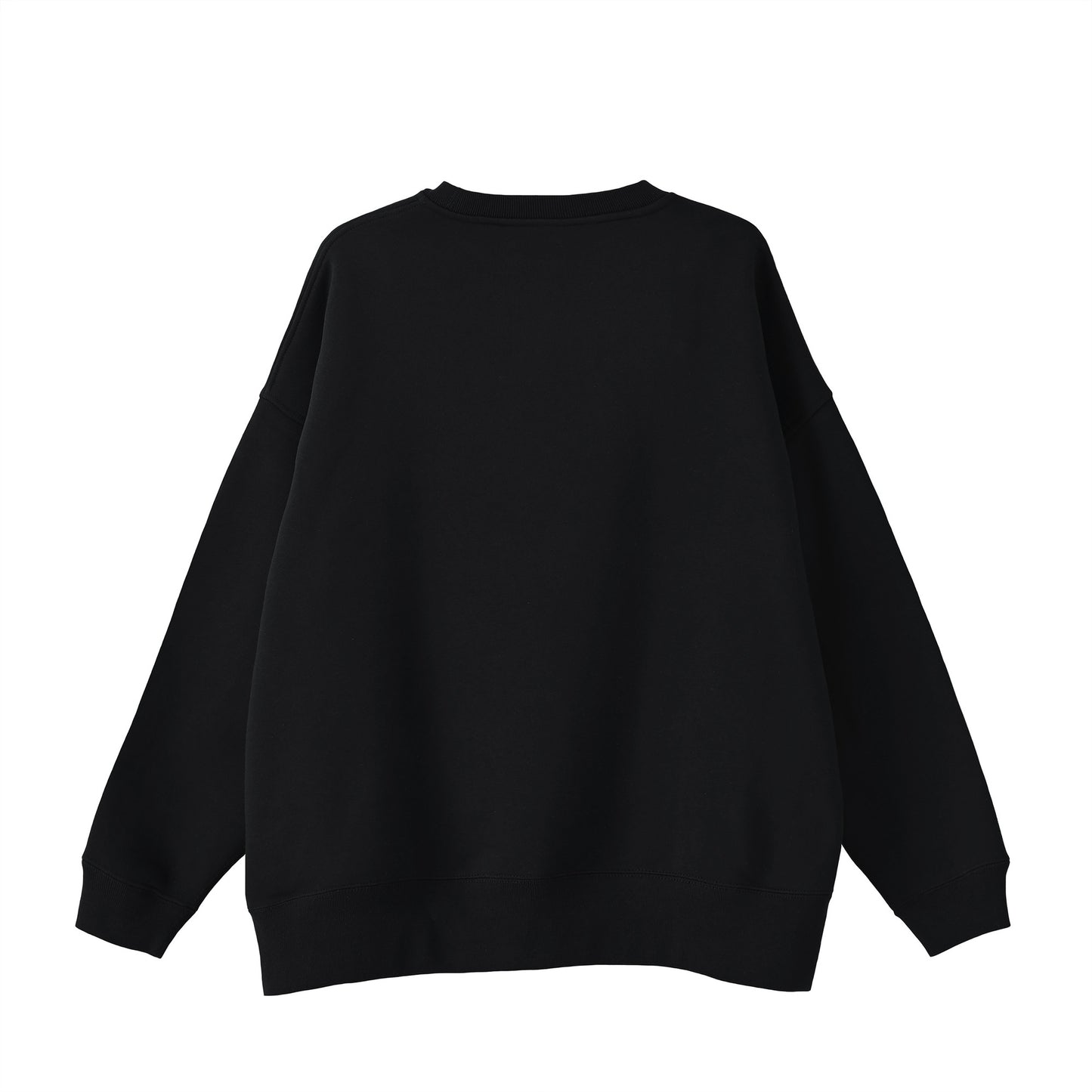 裏起毛ビックシルエットスウェット black image