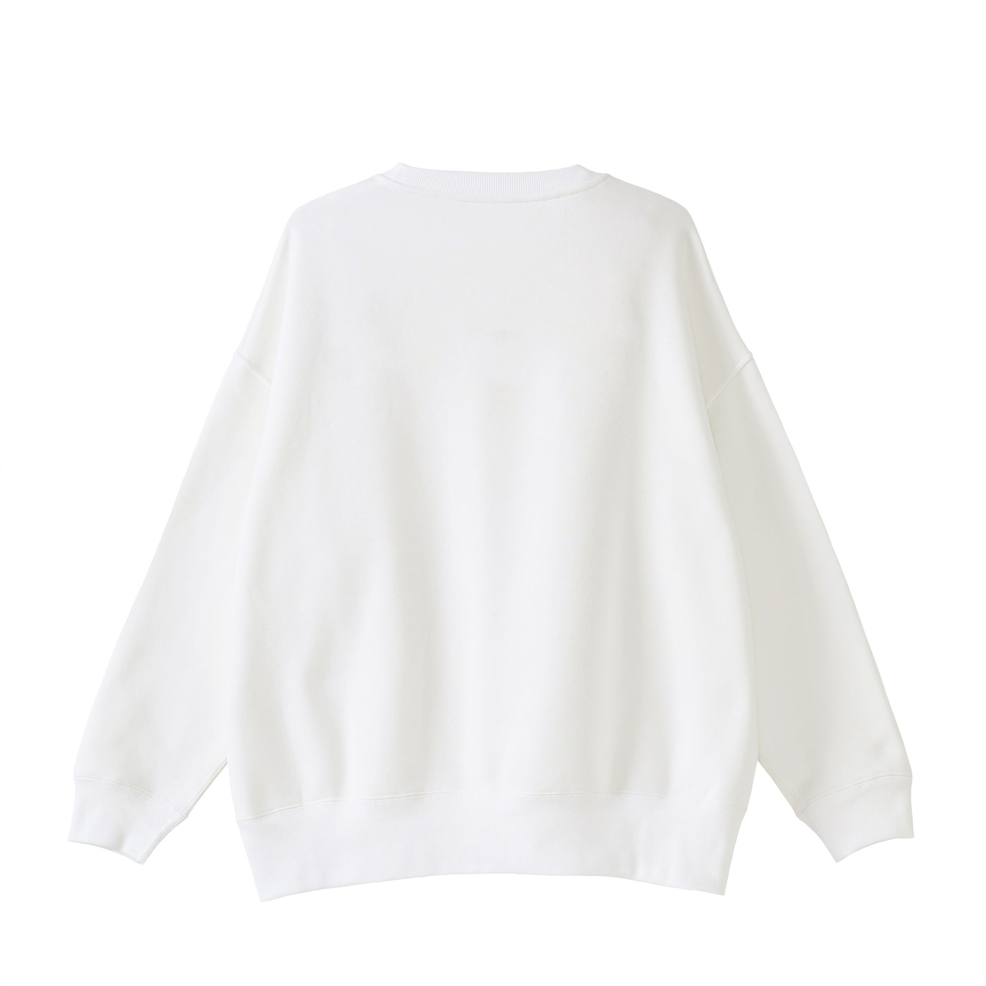裏起毛ビックシルエットスウェット white image