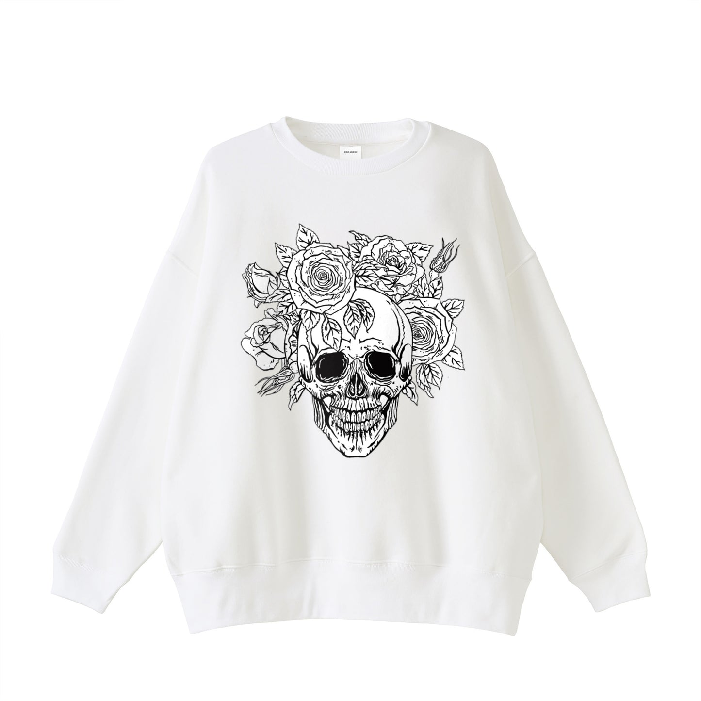 裏起毛ビックシルエットスウェット white image