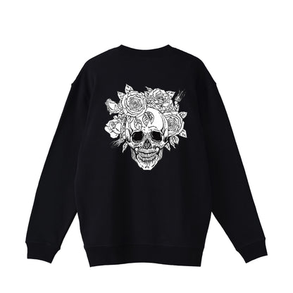 裏パイルスウェット　スカル black image