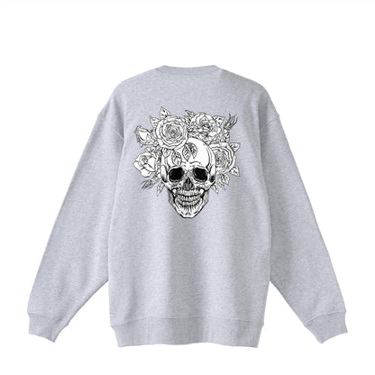 裏パイルスウェット　スカル gray image