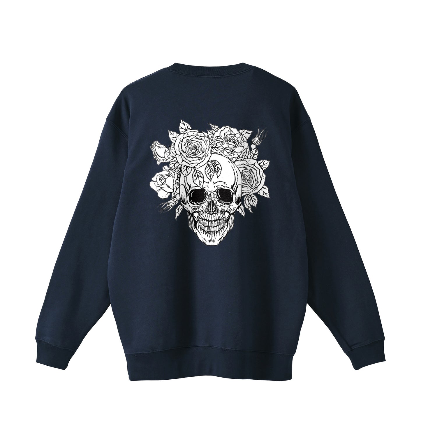 裏パイルスウェット　スカル navy image