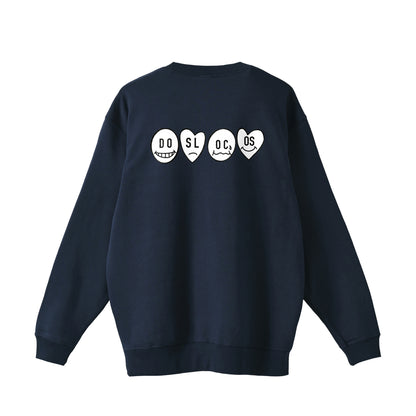 裏パイルスウェット　ニコちゃん navy image