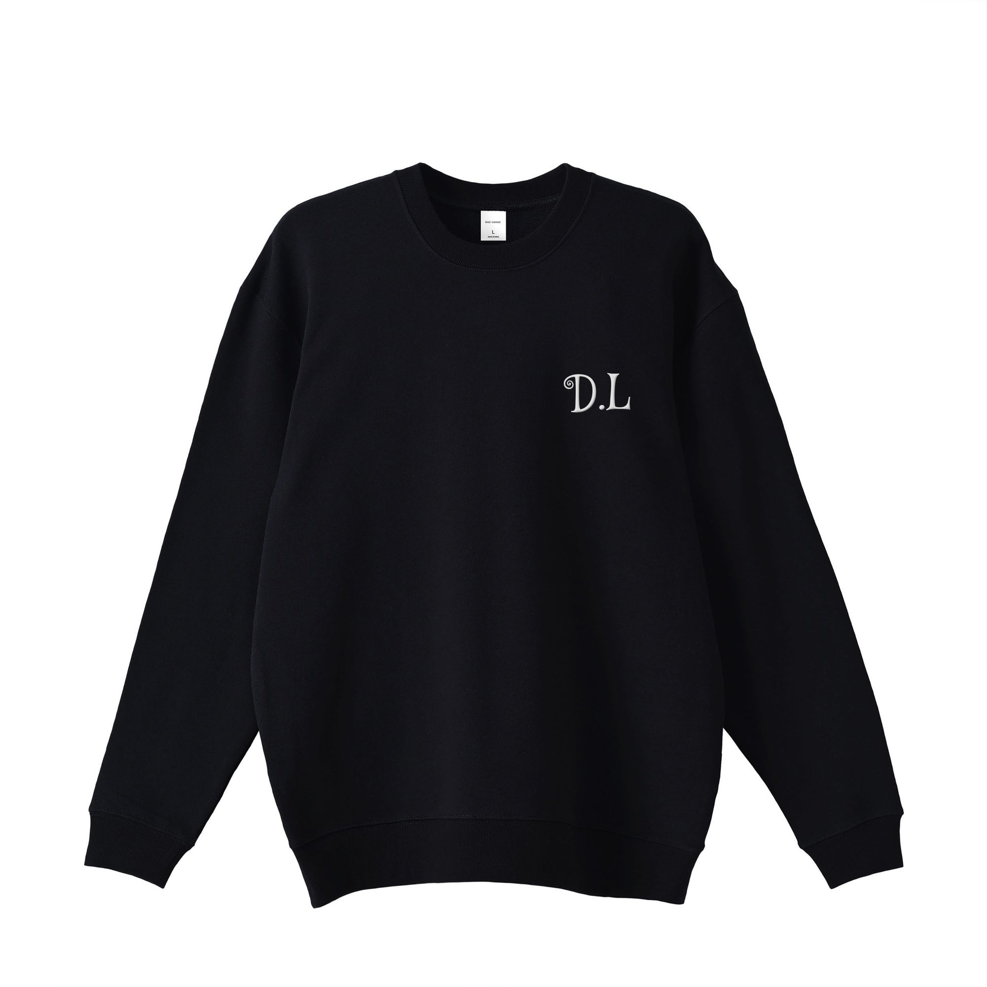 裏パイルスウェット　クロス black image
