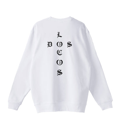 裏パイルスウェット　クロス white image