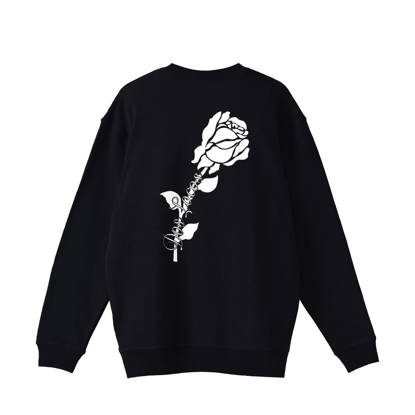 裏パイルスウェット　ローズ black image