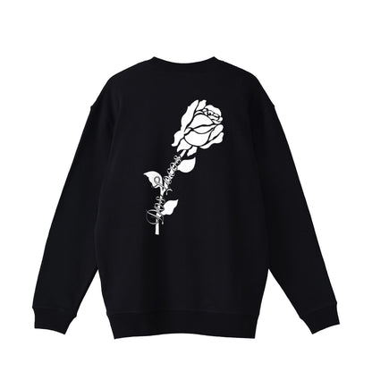 裏パイルスウェット　ローズ black image