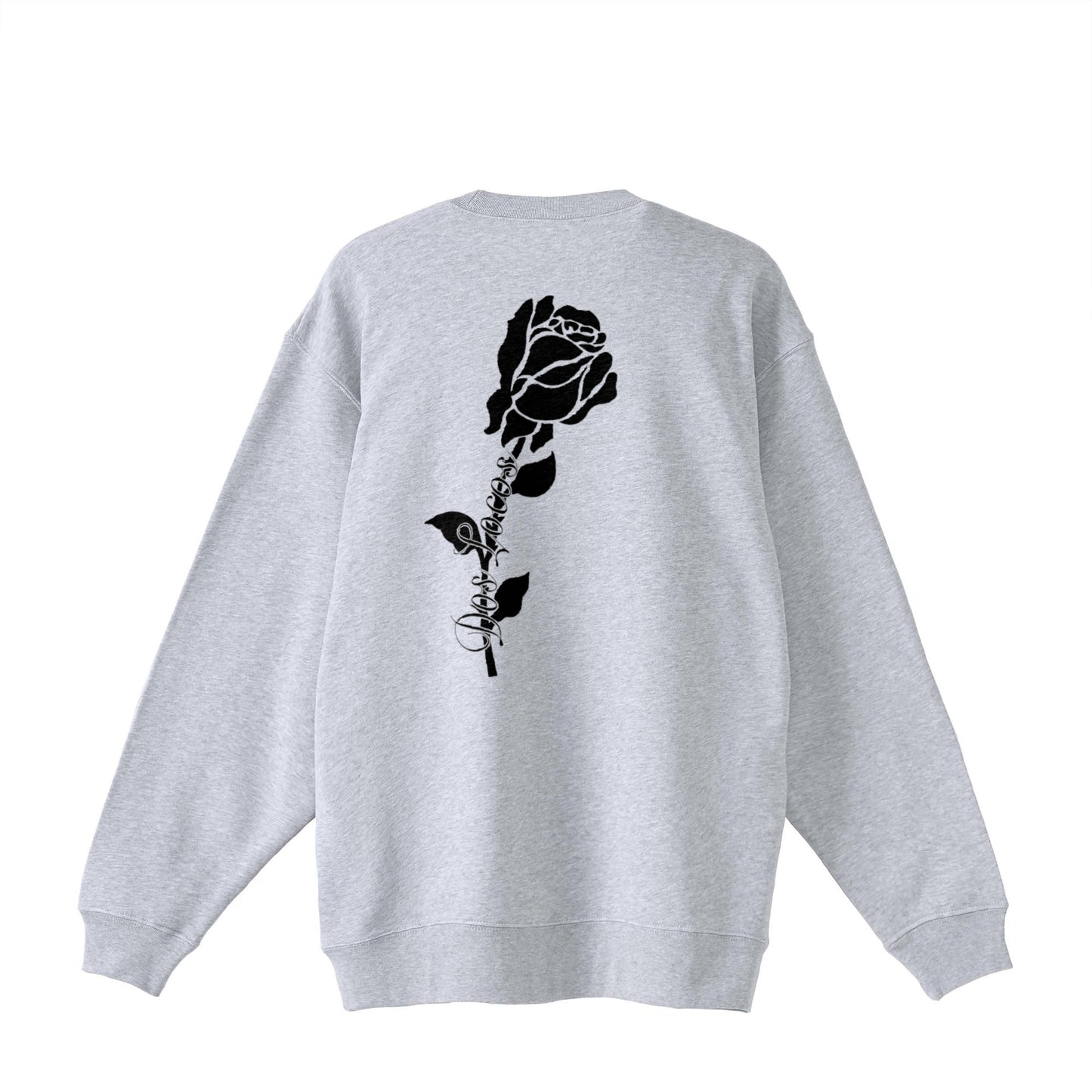 裏パイルスウェット　ローズ gray image