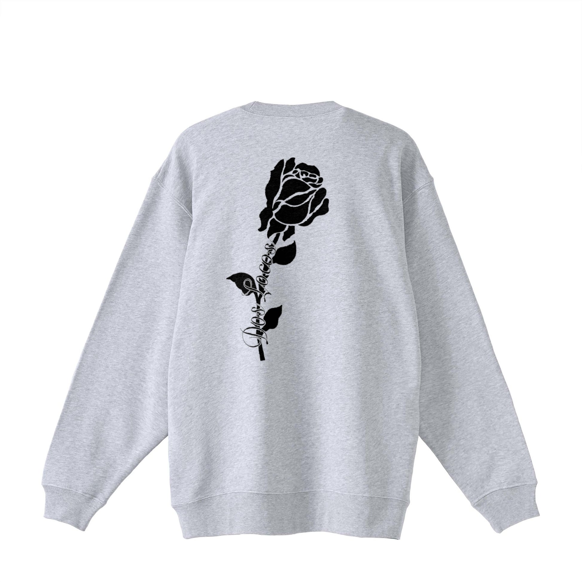 裏パイルスウェット　ローズ gray image