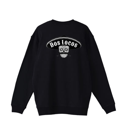 裏パイルスウェット　メキシカンスカル black image