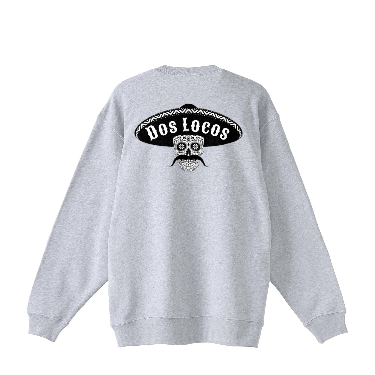 裏パイルスウェット　メキシカンスカル gray image