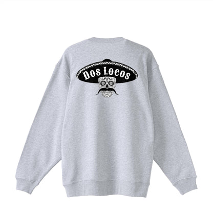 裏パイルスウェット　メキシカンスカル gray image