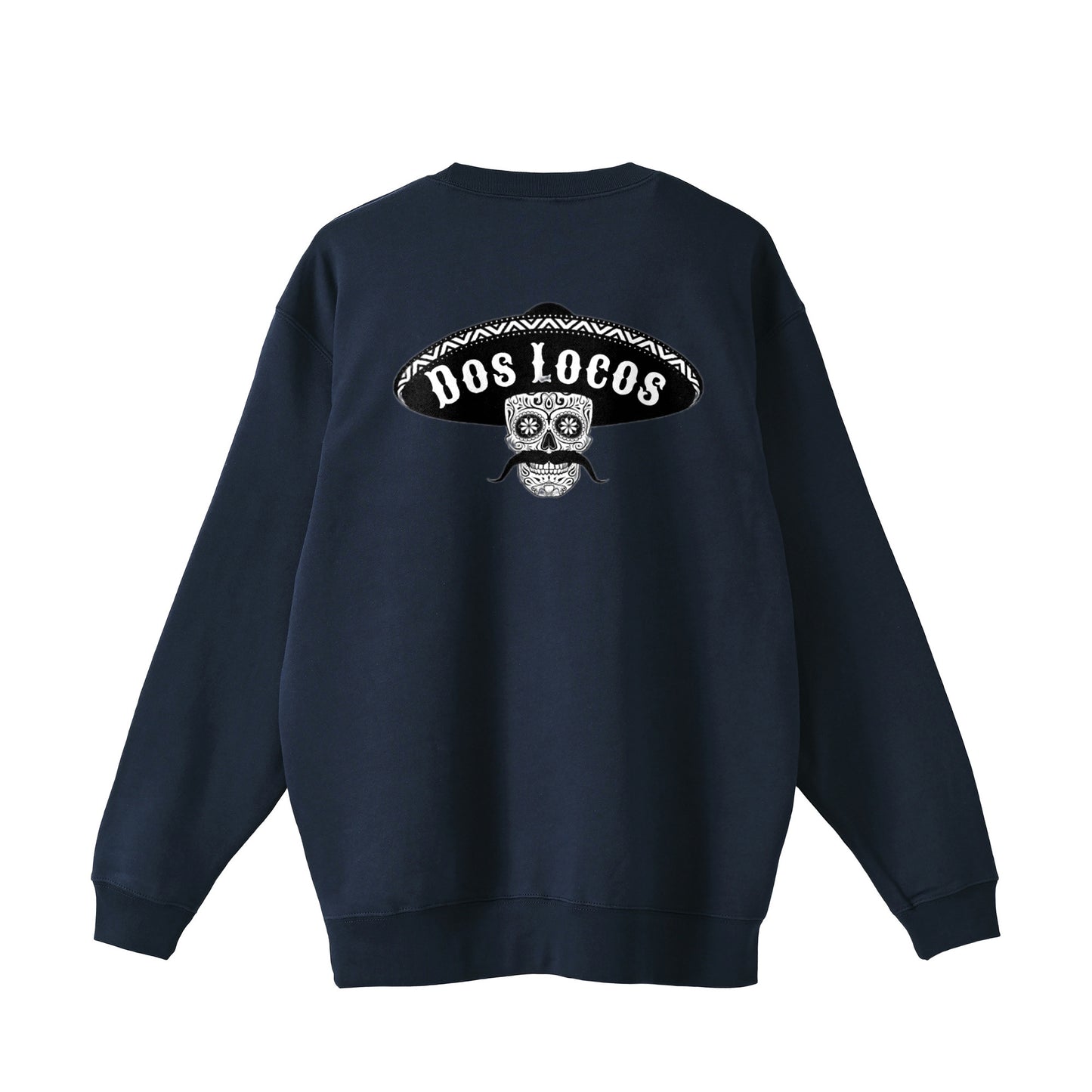 裏パイルスウェット　メキシカンスカル navy image