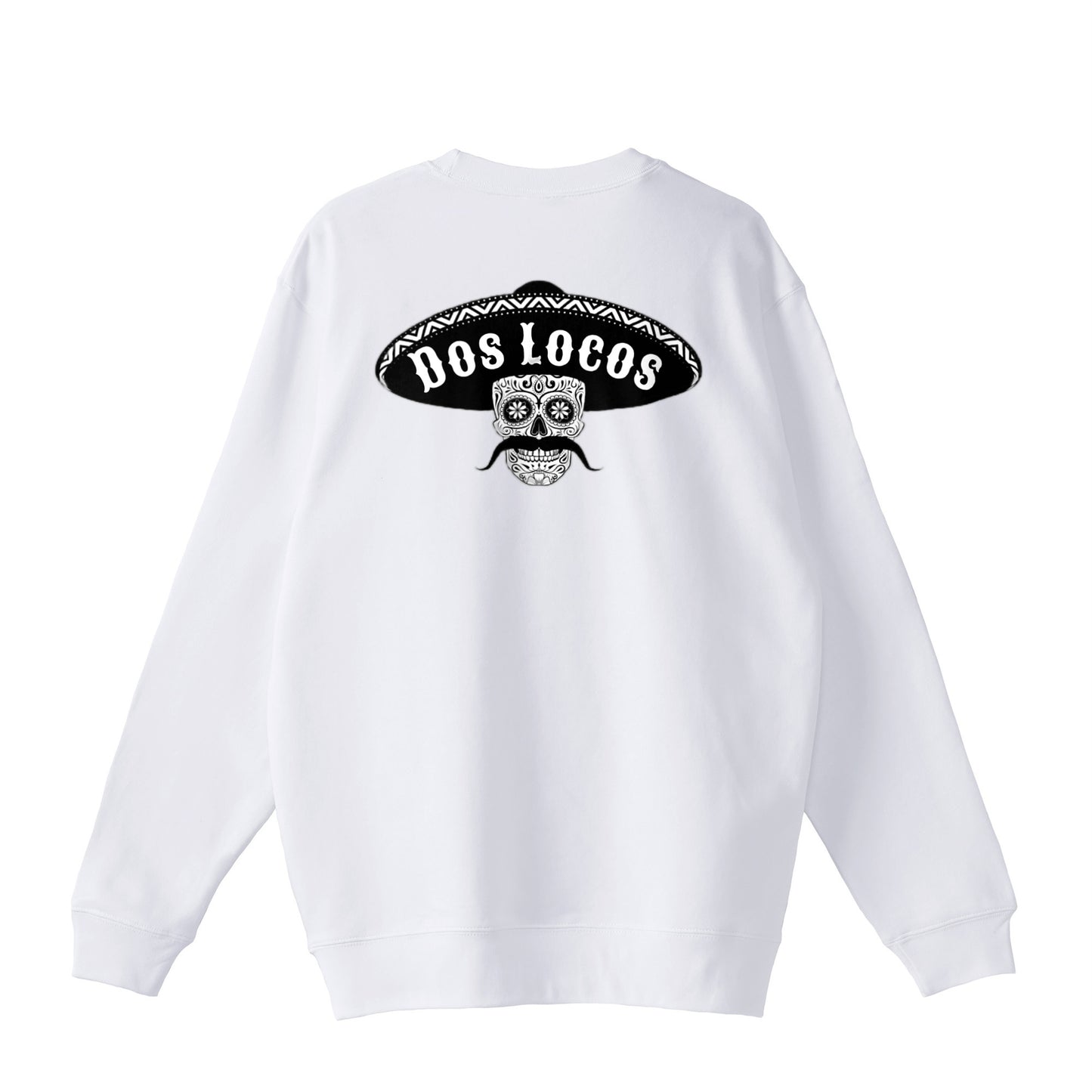 裏パイルスウェット　メキシカンスカル white image