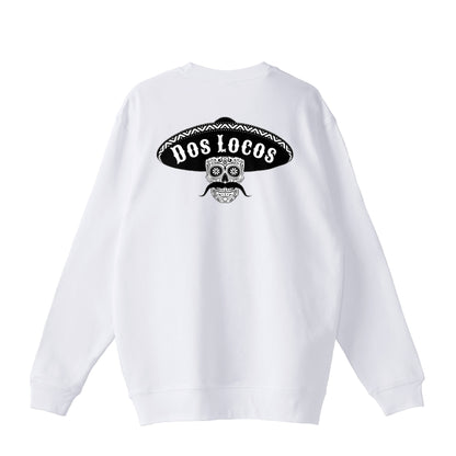 裏パイルスウェット　メキシカンスカル white image