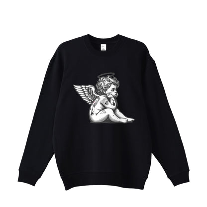 パイルスウェット　天使 black image