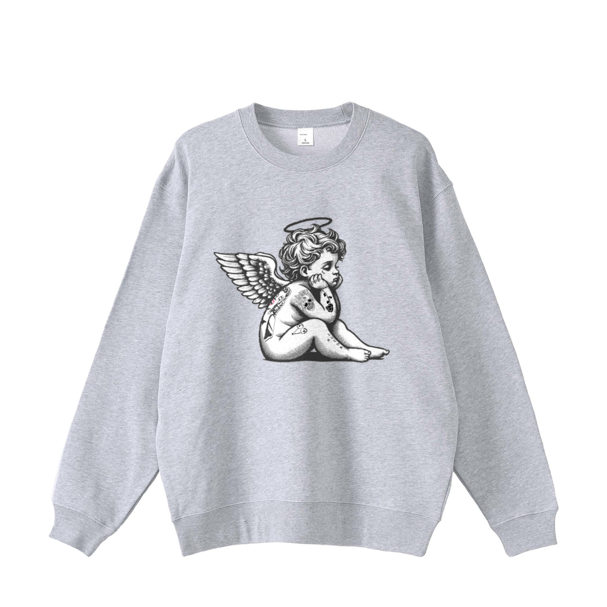 パイルスウェット　天使 gray image