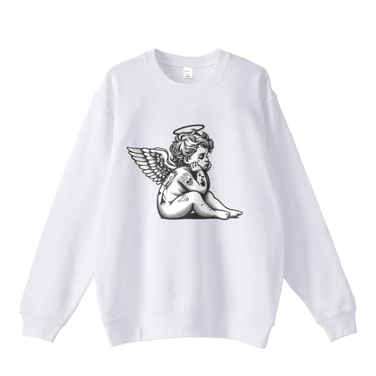 パイルスウェット　天使 white image