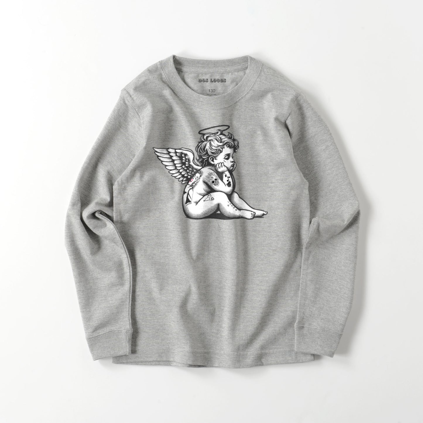 Kids 天使　長袖 gray image