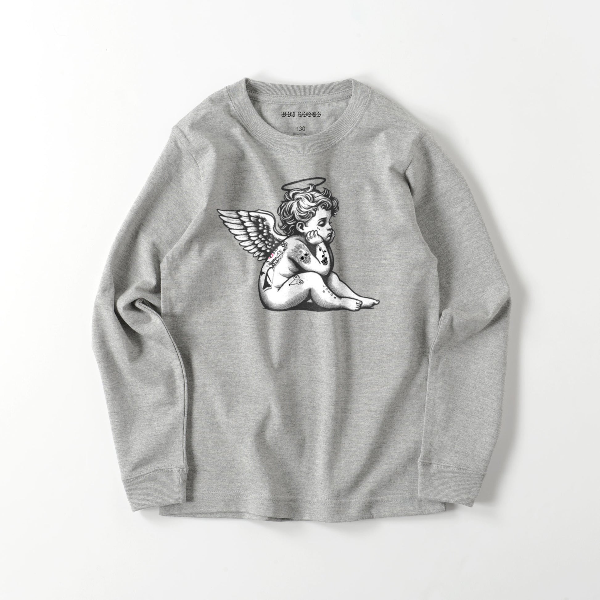 Kids 天使　長袖 gray image