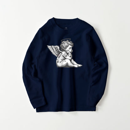 Kids 天使　長袖 navy image