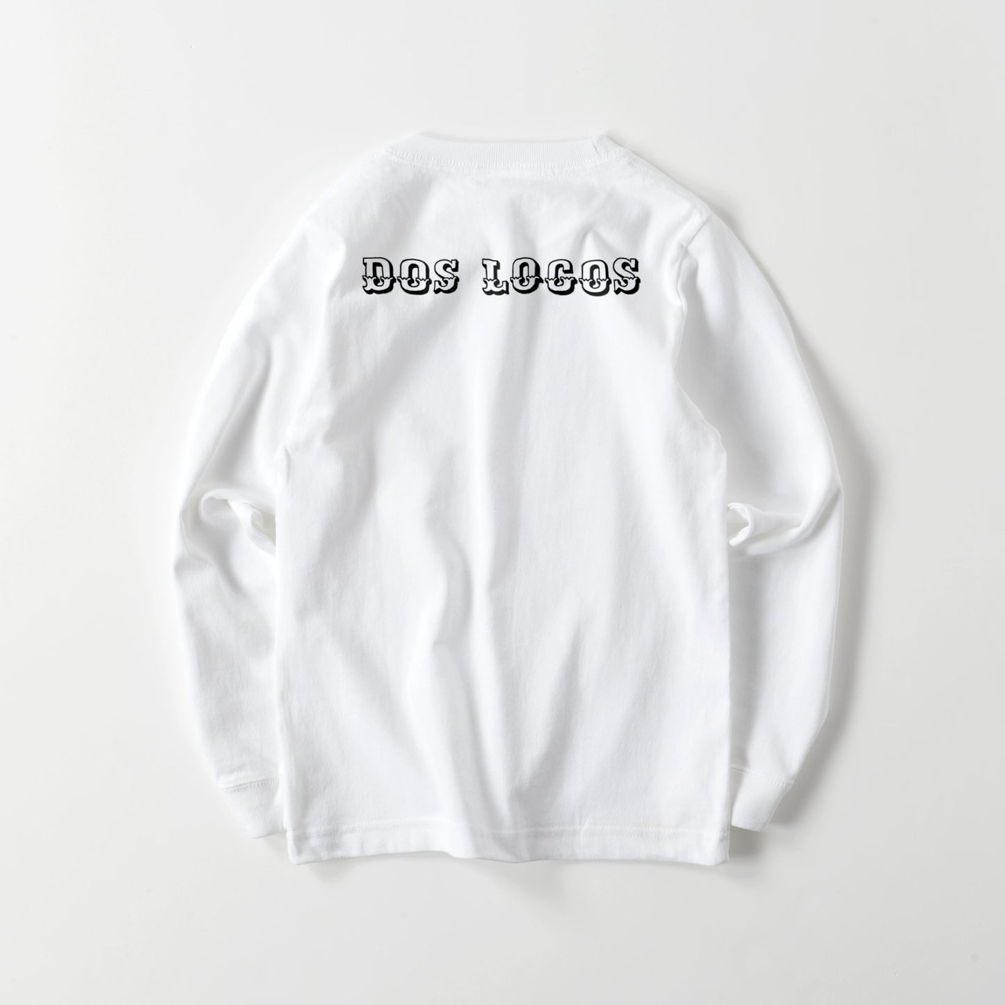 kids スカルローズ　長袖 white image