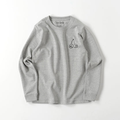 kids チェリー　長袖 gray image